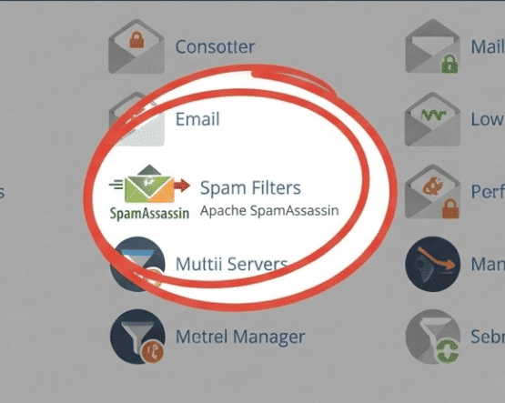 Spam Filters icon in cPanel