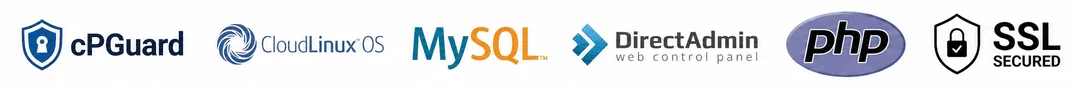 CPGuard, CloudLinux, MySQL, DirectAdmin, PHP, SSL