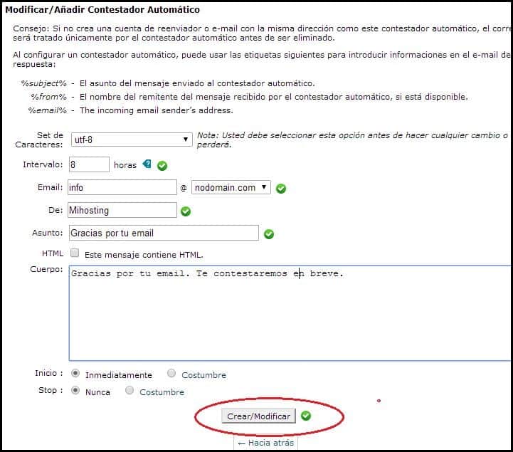 Como cambiar best sale el contestador automatico